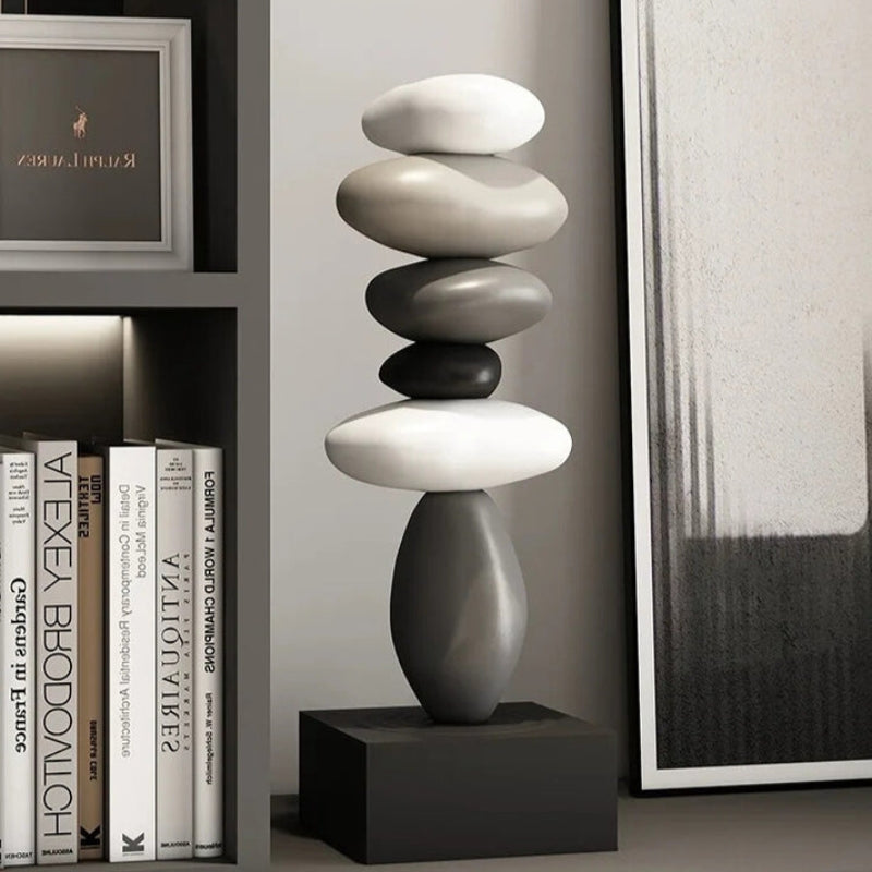 ZenStack - Moderne Stapelsteinskulptur