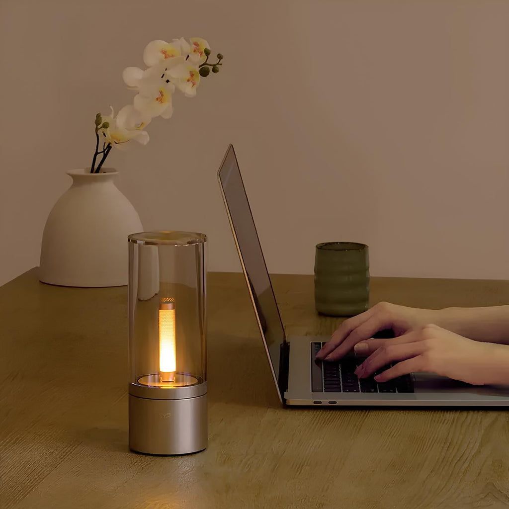 LysaZen Tischlampe – Moderne Verstellbare Glühbirne