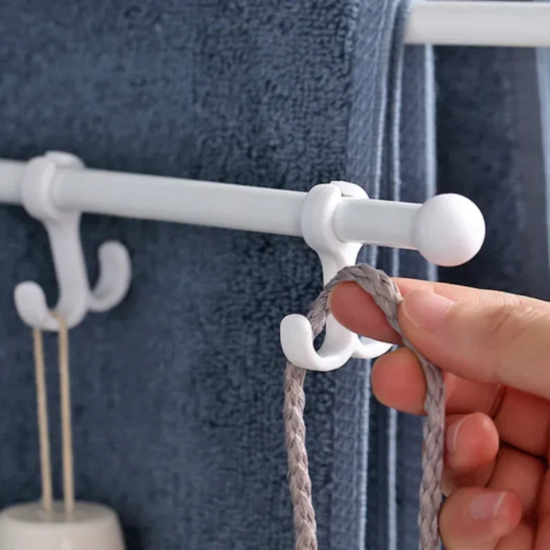 FlexiRack – Faltbare, rotierende Wandhalterung und Handtuchhalter