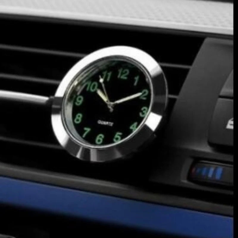 AutoTime Mini Rund Analog Uhr für das Autointerieur