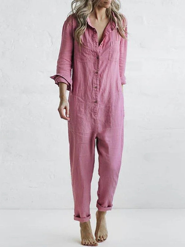 Sidney Langärmeliger Jumpsuit