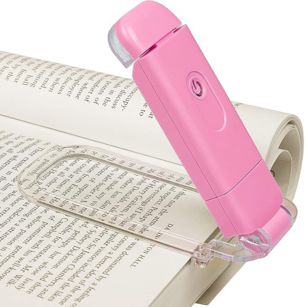 GlowClip - Tragbare LED-Leselampe mit einfachem Clip-On-Design