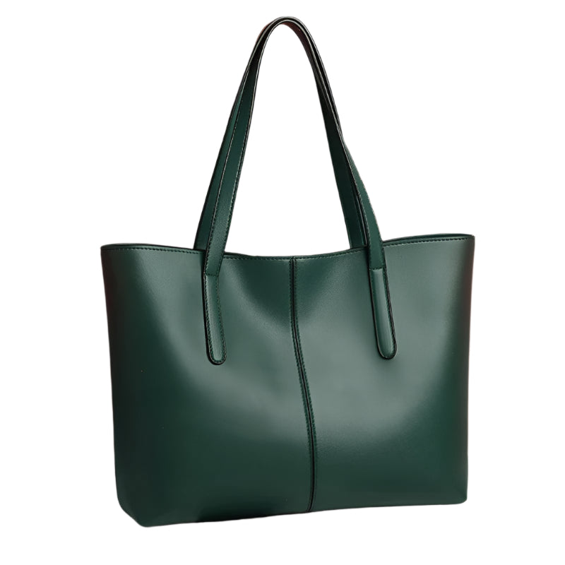 Lina Let Schultertasche mit großer Kapazität und Reißverschlussverschluss