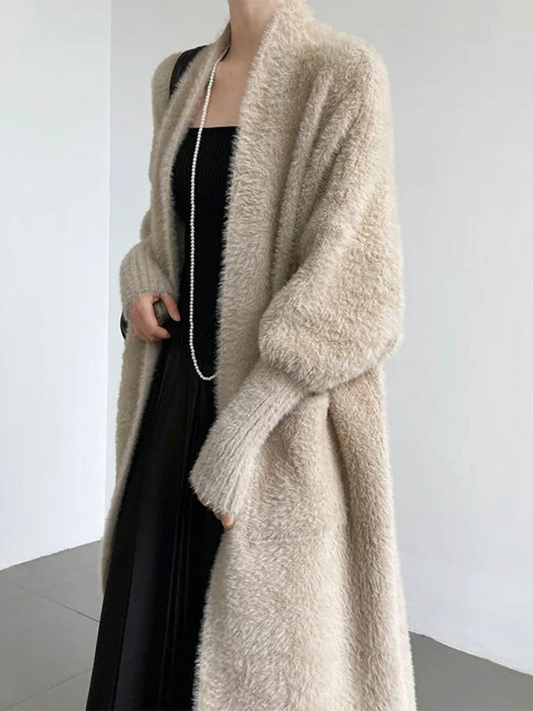 Alma Lang Cardigan mit Taschen und Relaxed Fit für Damen