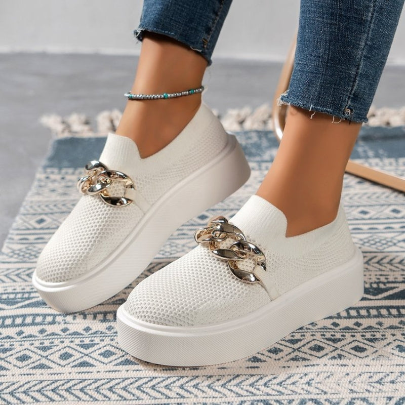 Sofia Atmungsaktive Schuhe mit Dicke Sohle und Rutschfestem Design