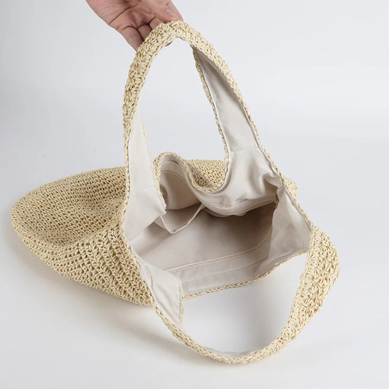Emilie Let Schultertasche mit großer Kapazität und festem Riemen