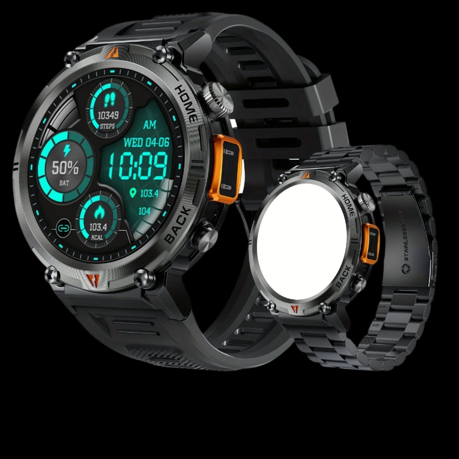 Leo - Taktische LED Fitness Smartwatch