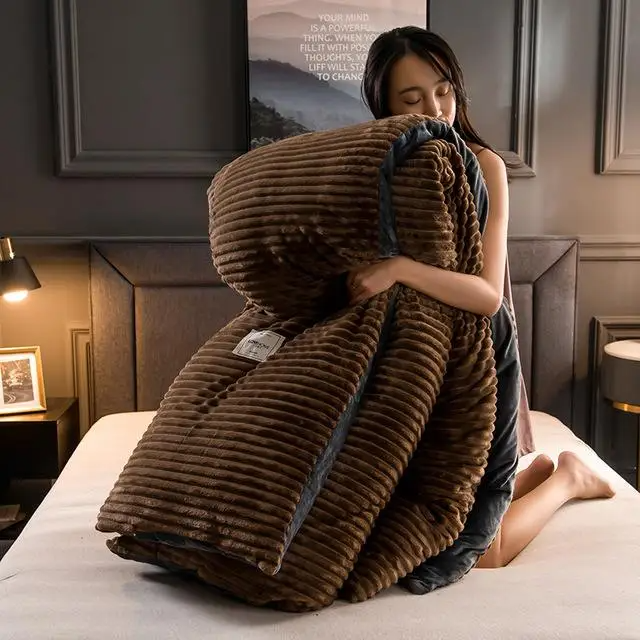 FluffyHaven Weiches Plüschdecke – Ultimativer Komfort & Wärme