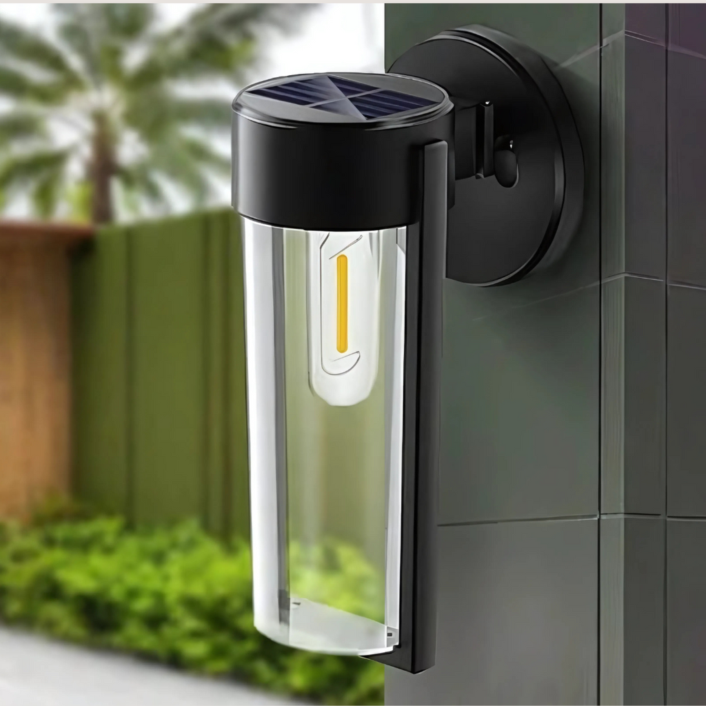 LumaVæg Solarlampe – Elegante Außenwandbeleuchtung