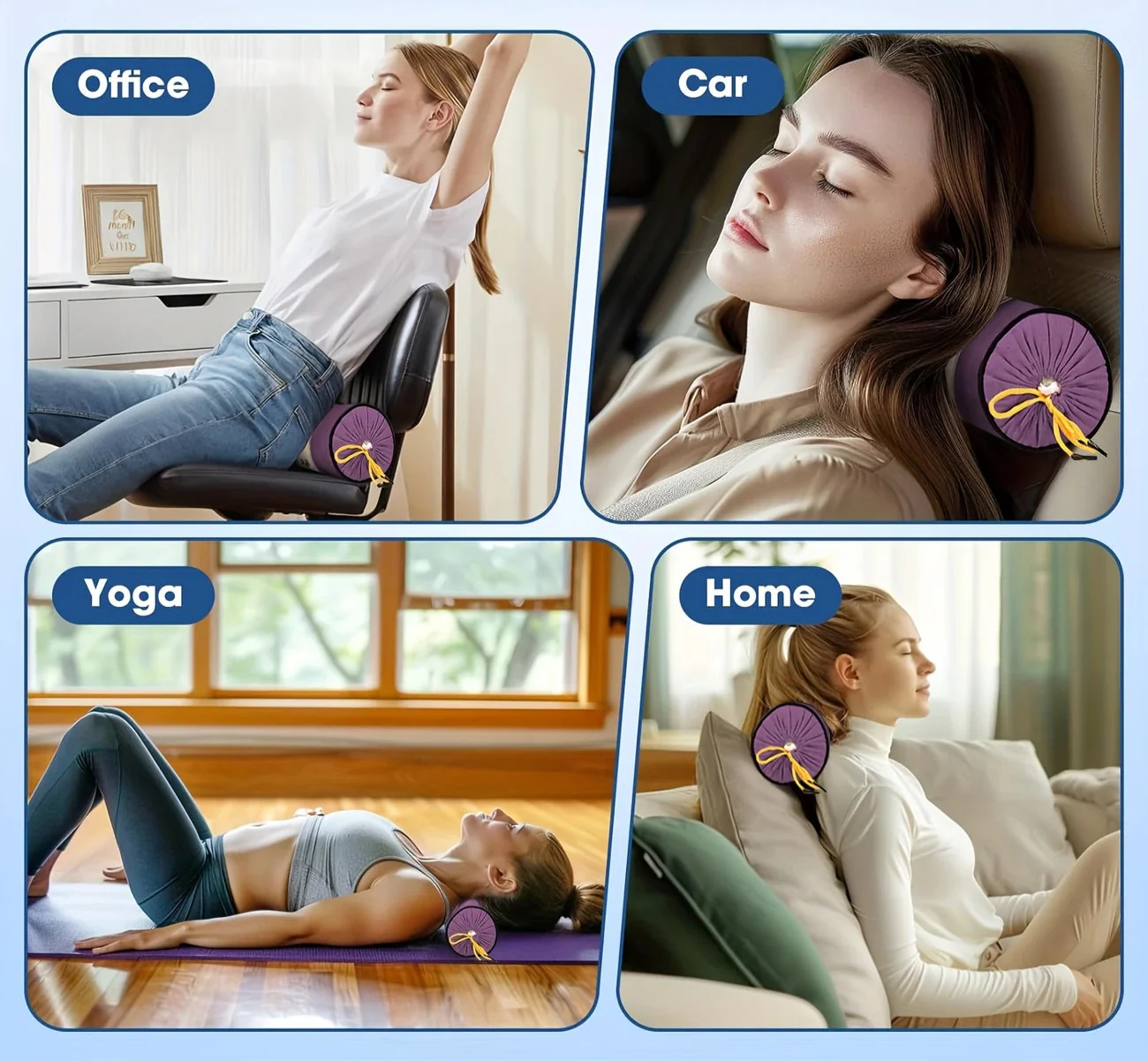 ErgoComfort Nackenstützkissen – Ergonomisches Schlaf- und Reisekissen