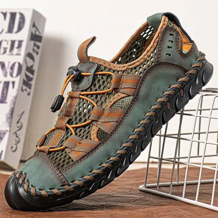 AntonTrek - Robuste Sandalen mit Mesh-Details und Nähten