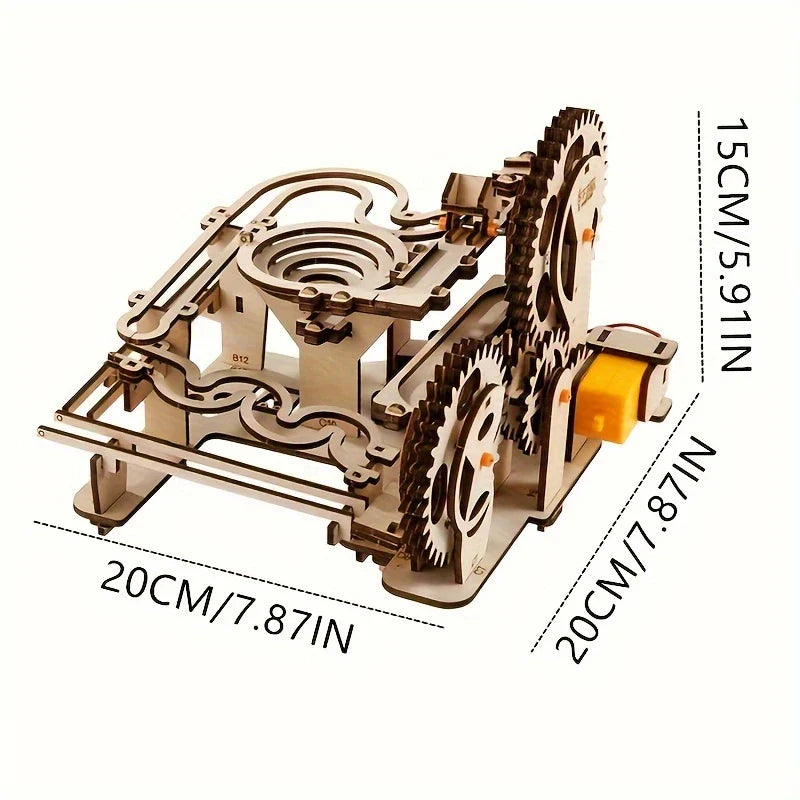 TrackMaster 3D Kugelbahn-Puzzlespiel – DIY mechanisches Bauset für Teenager und Erwachsene