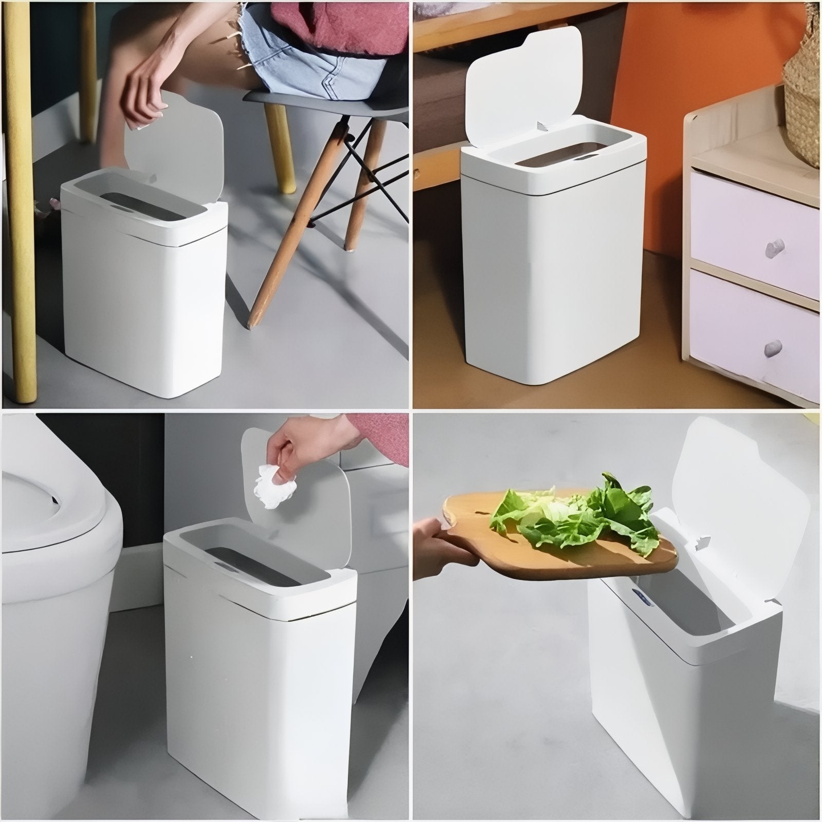 NeatBin - Eleganter und funktionaler Badezimmer-Abfallbehälter