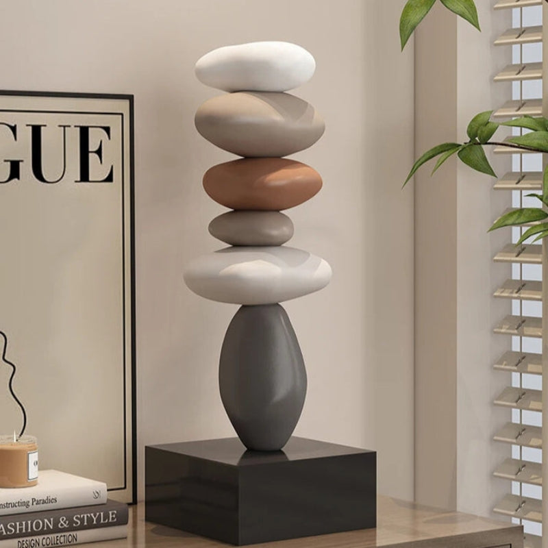 ZenStack - Moderne Stapelsteinskulptur