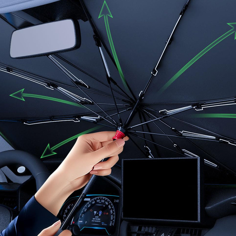 CoolGuard Forrude Sonnenschutz – Effektiver UV-Schutz und Kühlende Sonnenabdeckung für das Auto