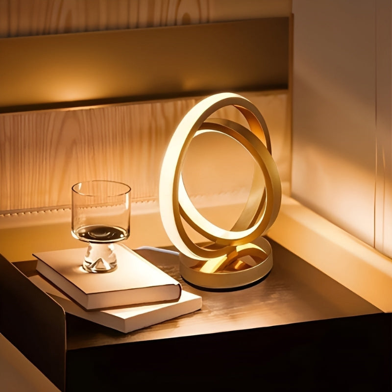 LumiFlex – Moderne Dimmbare Tischlampe mit Einzigartigem Design und USB-Port