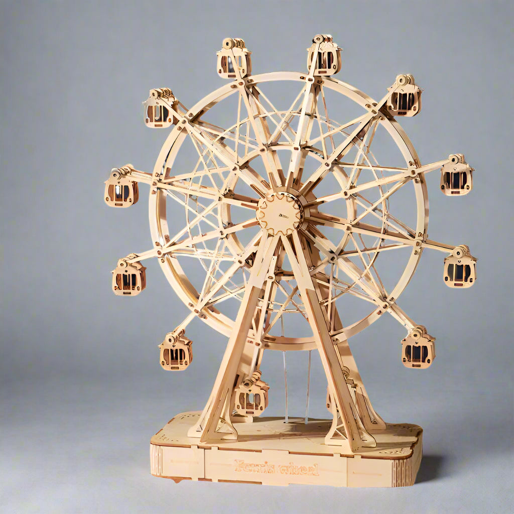 SpinCrafter - 3D-Puzzle-Set aus Holz mit Pariser Rad