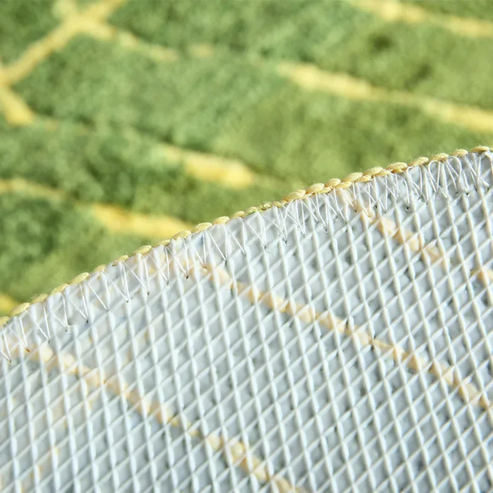 LeafLuxe - Ovale Fußmatte Naturinspirierter Teppich