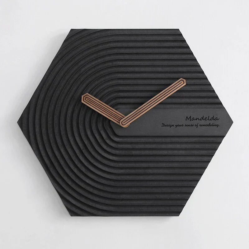 Moderner minimalistischer Wanduhr
