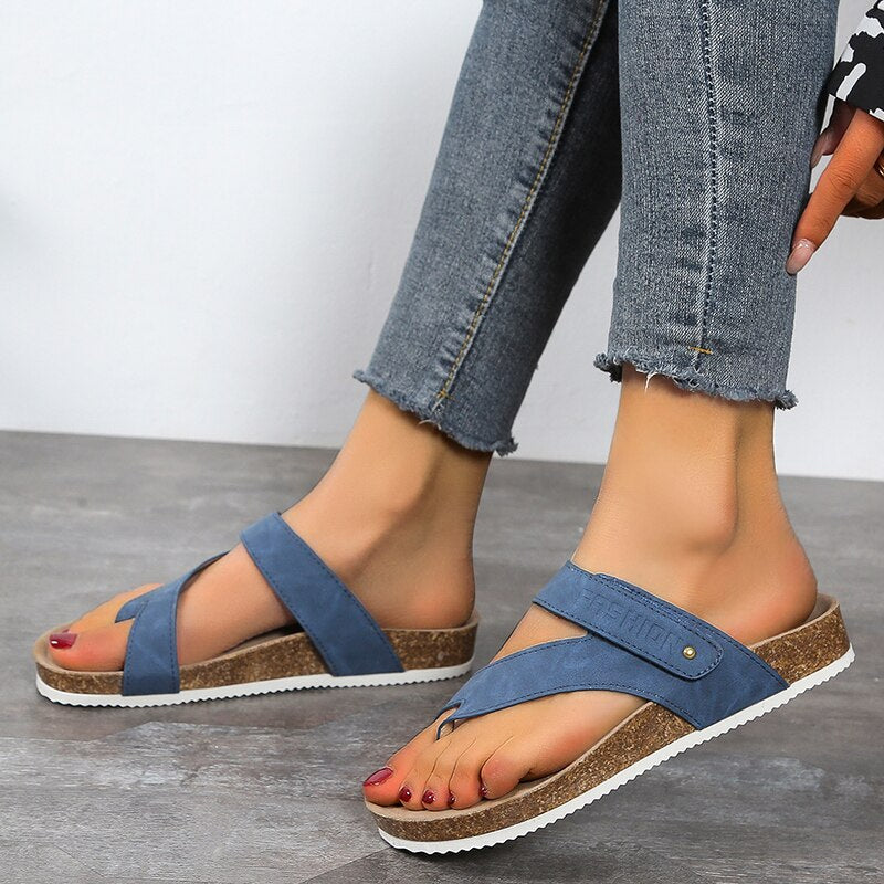 Livia Komfortable Offene Sandalen mit rutschfester Sohle