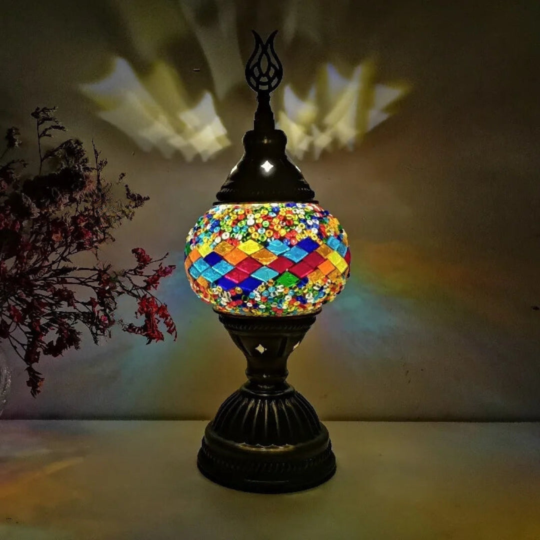 Mosaik Bunte Muster Tischlampe