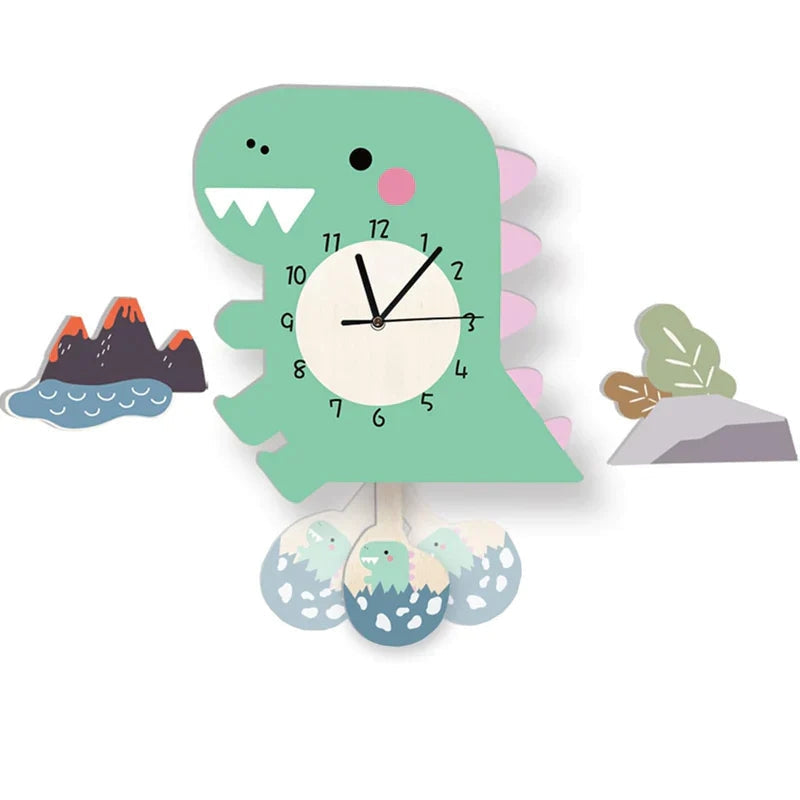 TickTock - Süße Tierpendeluhren für Kinderzimmer