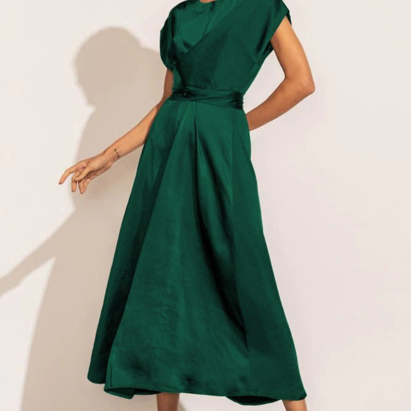 Sofie Elegante Wickel-Midi-Kleid