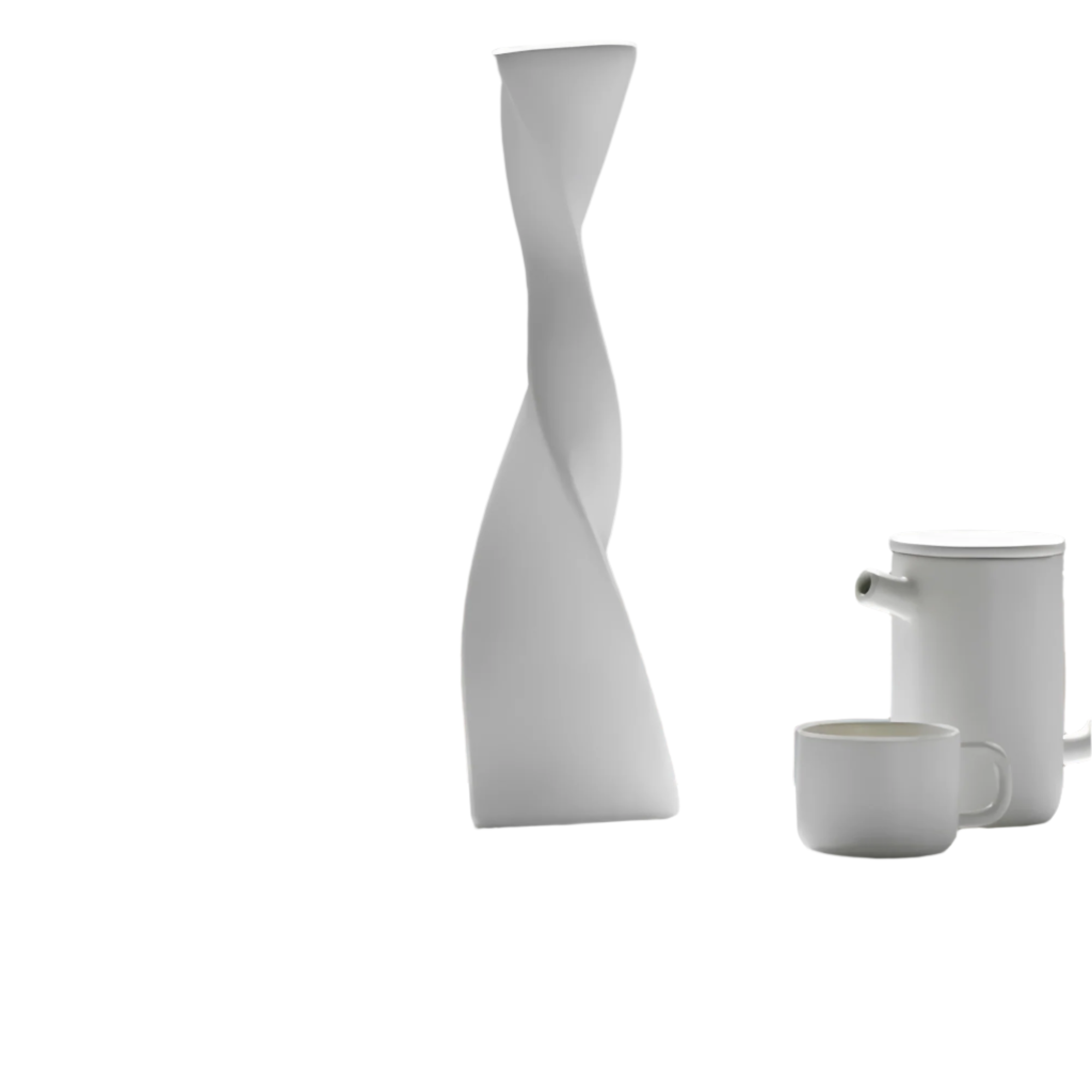 SpiralElegance Keramikvase – Modernes Snoet-Design