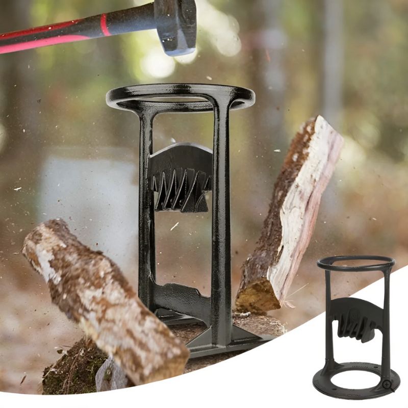 LogMate | 2-in-1 Tragbare Holzträger und Holzspalter