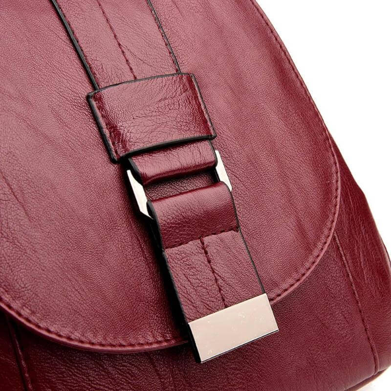 Beatrice - Stilvolle und vielseitige Rucksack mit Klappverschluss