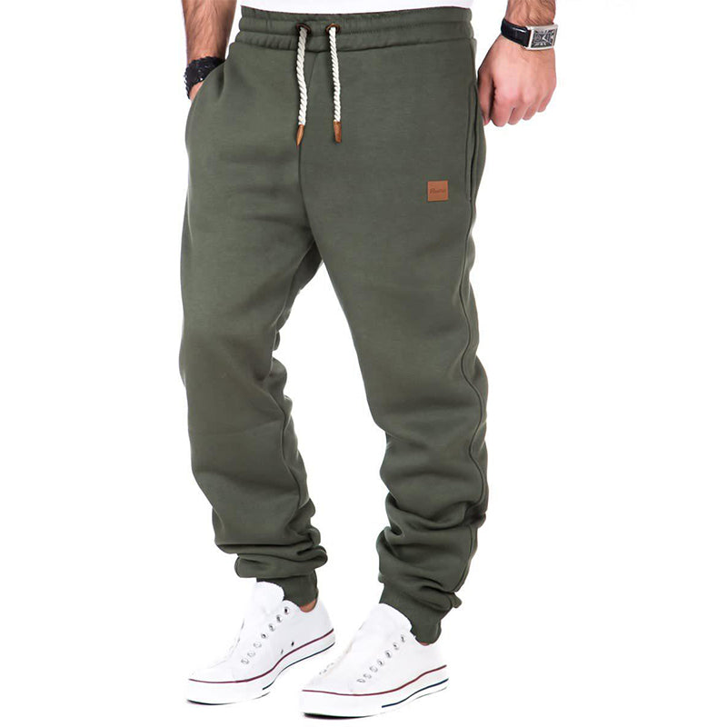 Max Comfort | Herren Einfarbige Jogginghose mit Kordelzug und elastischem Bund