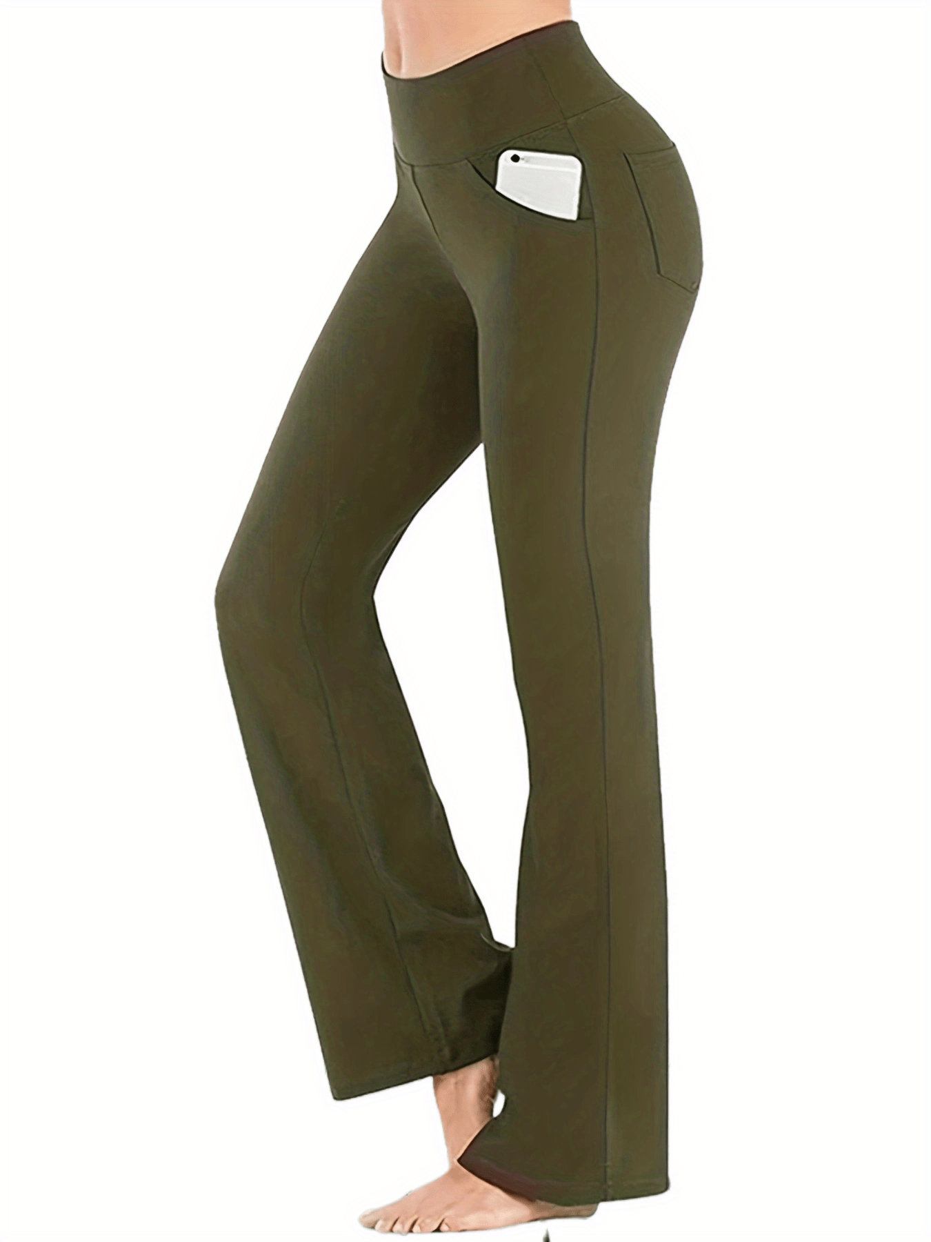 Anne - Yogahosen mit weitem Bein und Tasche für Frauen