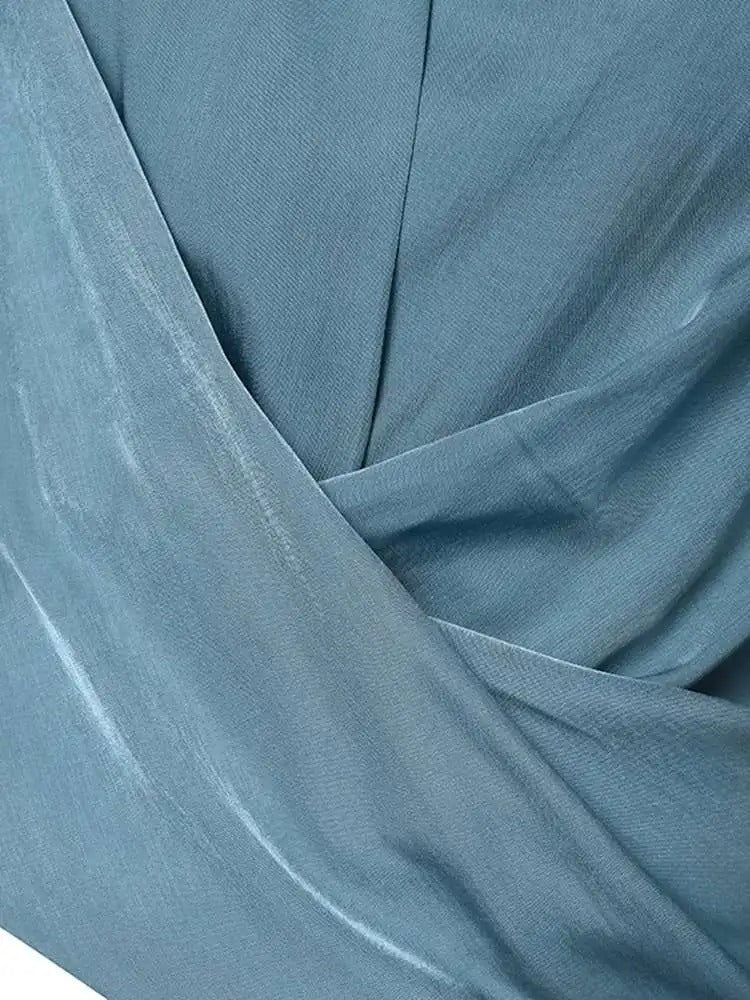 Amalie Elegante V-Ausschnitt Bluse mit Langen Puffärmeln – Damenbluse für Alltag und Festlichkeiten