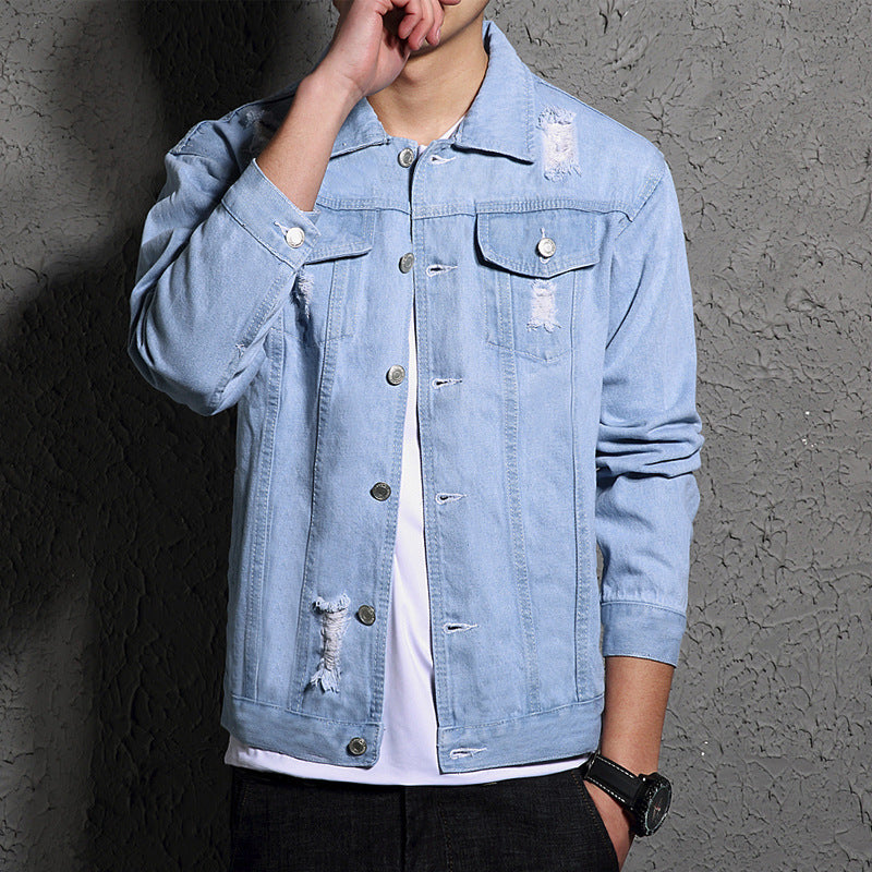 Erickson - Jeansjacke mit leichter Waschung für Männer