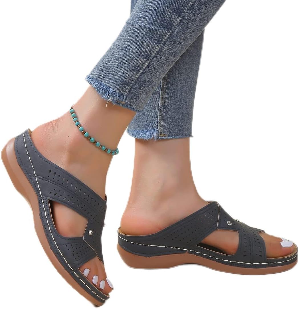 Sadie - Sommerschuhe mit Absatz und verstärkter Zehenpartie