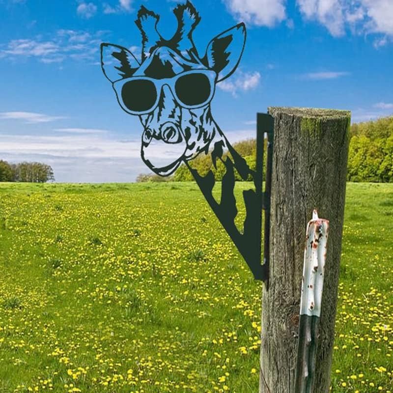 WildPost - Metall-Dyresilhuet-Zaunspitzen
