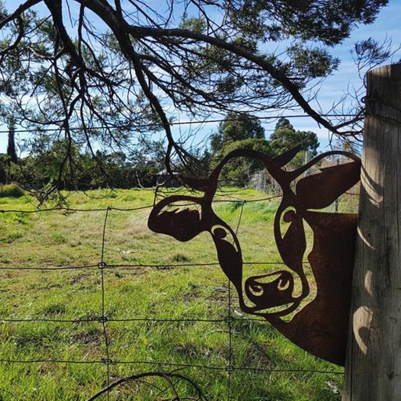 WildPost - Metall-Dyresilhuet-Zaunspitzen