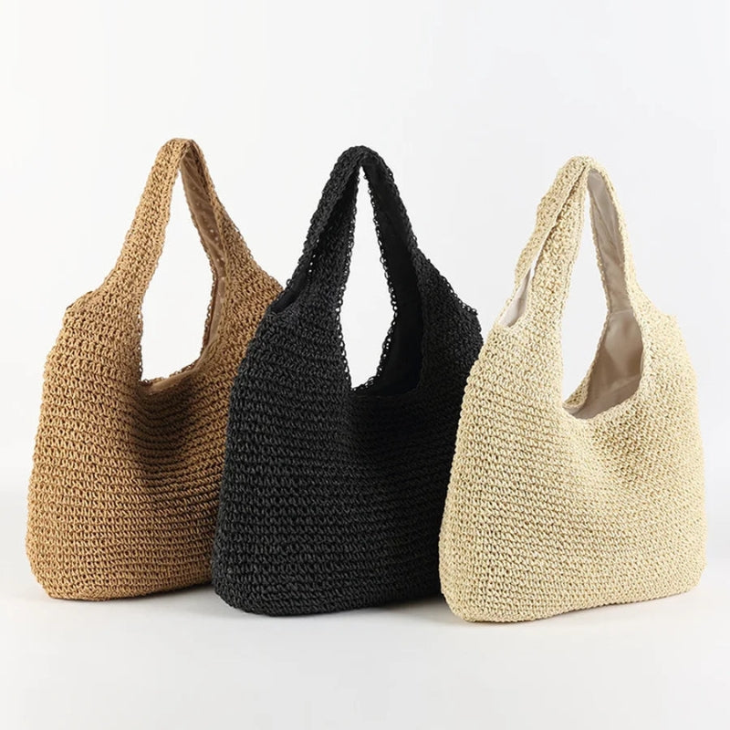 Emilie Let Schultertasche mit großer Kapazität und festem Riemen