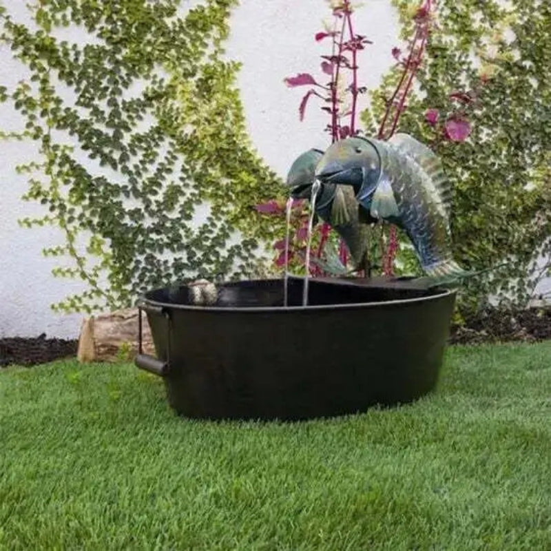 NatureGlow Dyr-inspiriertes Wasserfallbrunnen für den Außenbereich