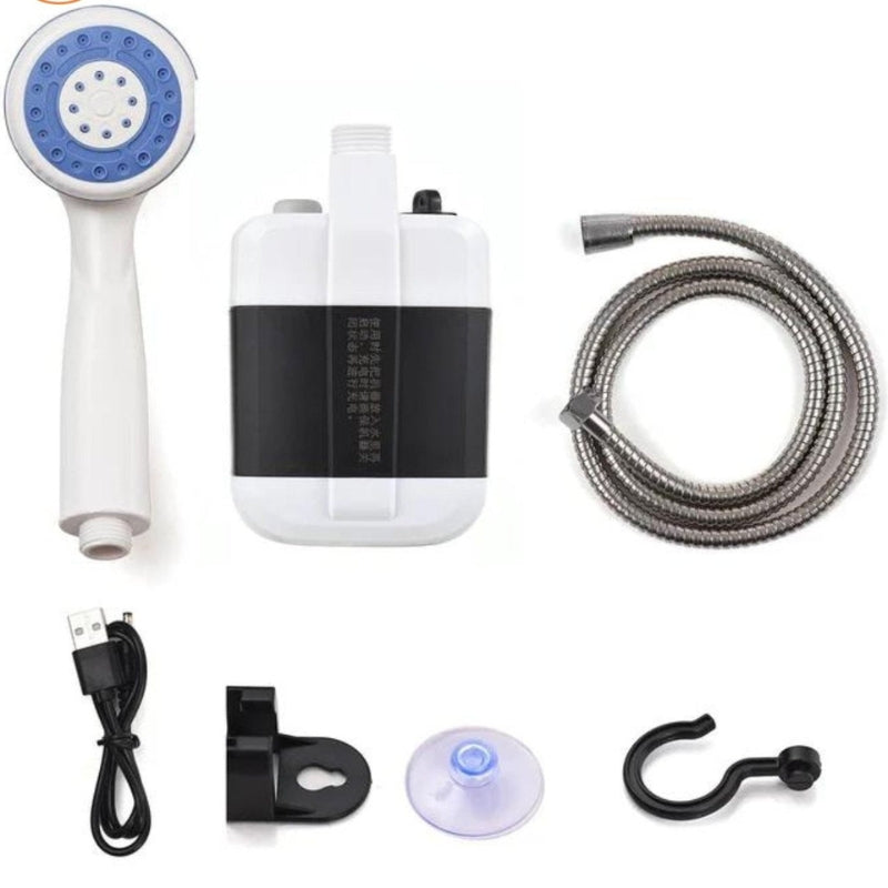 USB-rechargeable Outdoor-Dusche – FreshFlow tragbar & kabellos