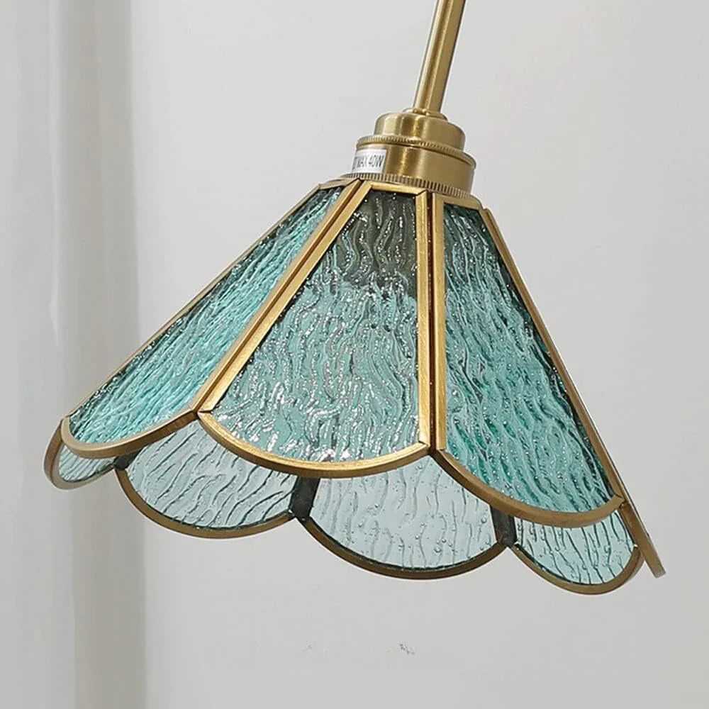 LumiGlas Pendellampe – elegante Beleuchtung mit texturiertem Glasschirm