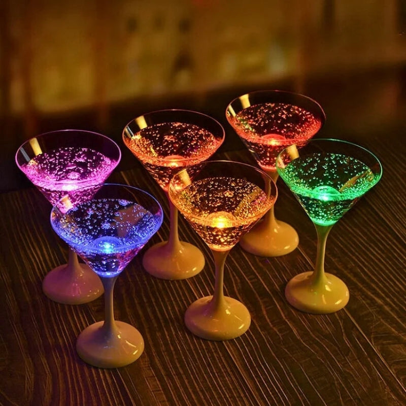 LumiFlute - Farbwechselndes LED Champagnerglas