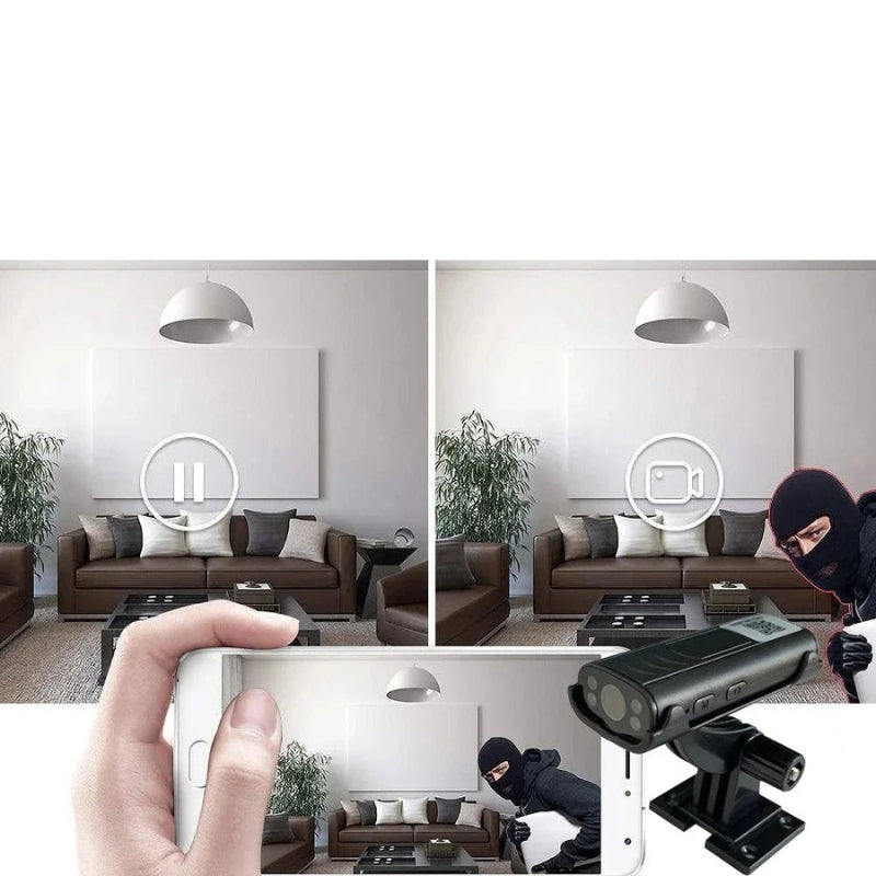 MiniGuard WiFi-Sicherheitskamera – Kompakte Bewegungsmeldende Überwachung