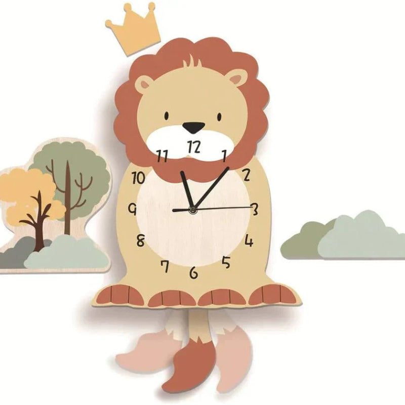 TickTock - Süße Tierpendeluhren für Kinderzimmer