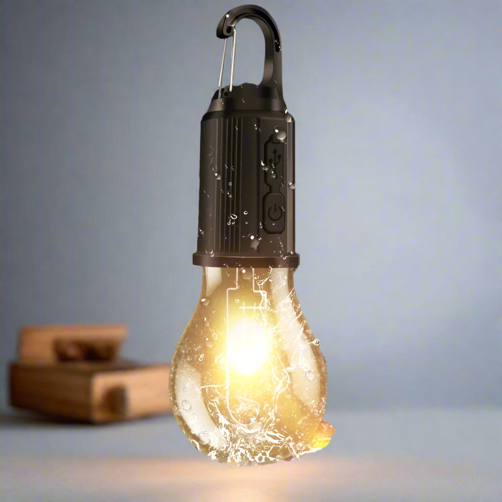 GlowMate - Tragbare und wiederaufladbare LED-Birnenlampe