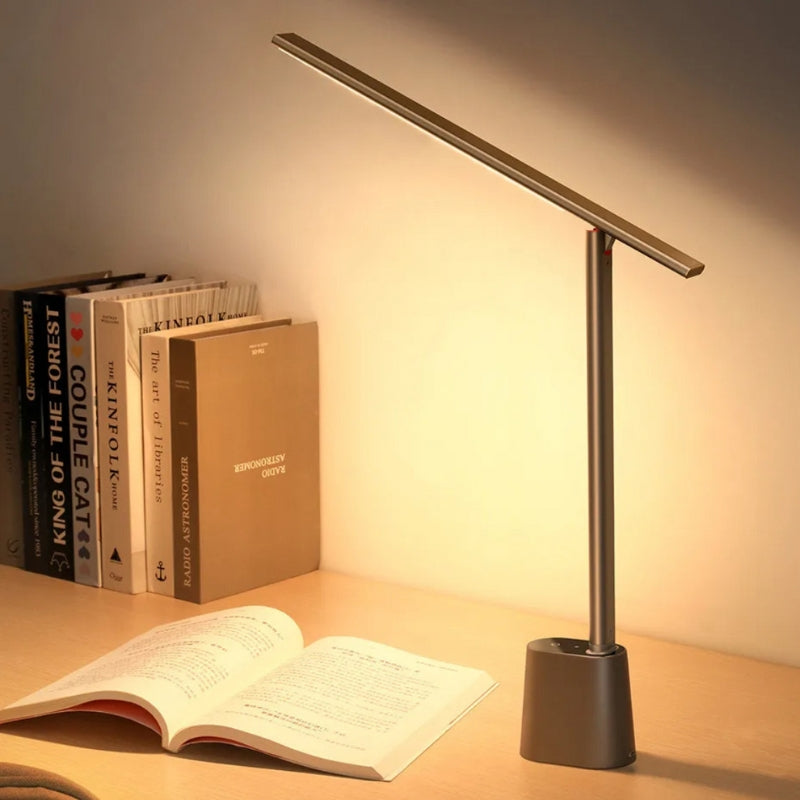 LumaLine - Schlanke LED-Tischlampe mit USB-Ladeanschluss
