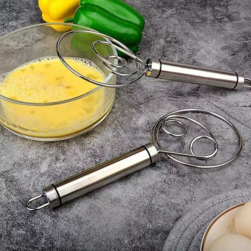 BakeCraft – Professionelles dänisches Teigschneebesen für müheloses Mischen