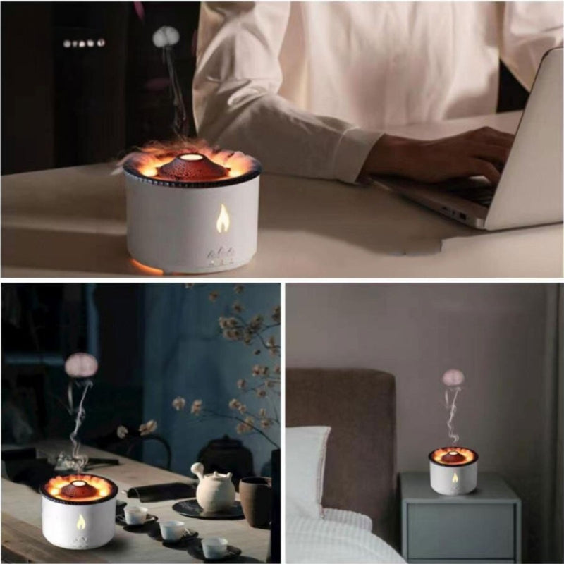 AromaGlow - Ultraschall-Diffuser für ätherische Öle mit LED-Stimmungslicht