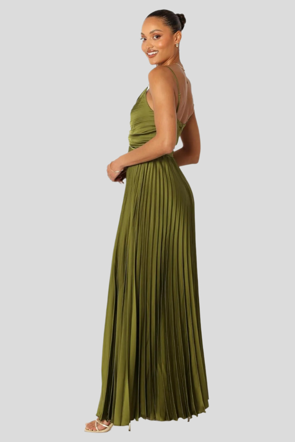 Elise – Faltenrock-Midikjole für elegante Anlässe