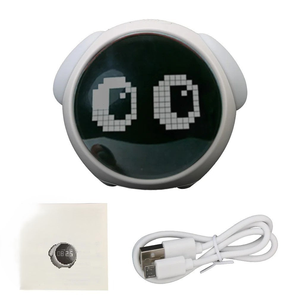 EmojiTime LED Wecker – Lustiges & Ausdrucksstarkes Digitaldisplay